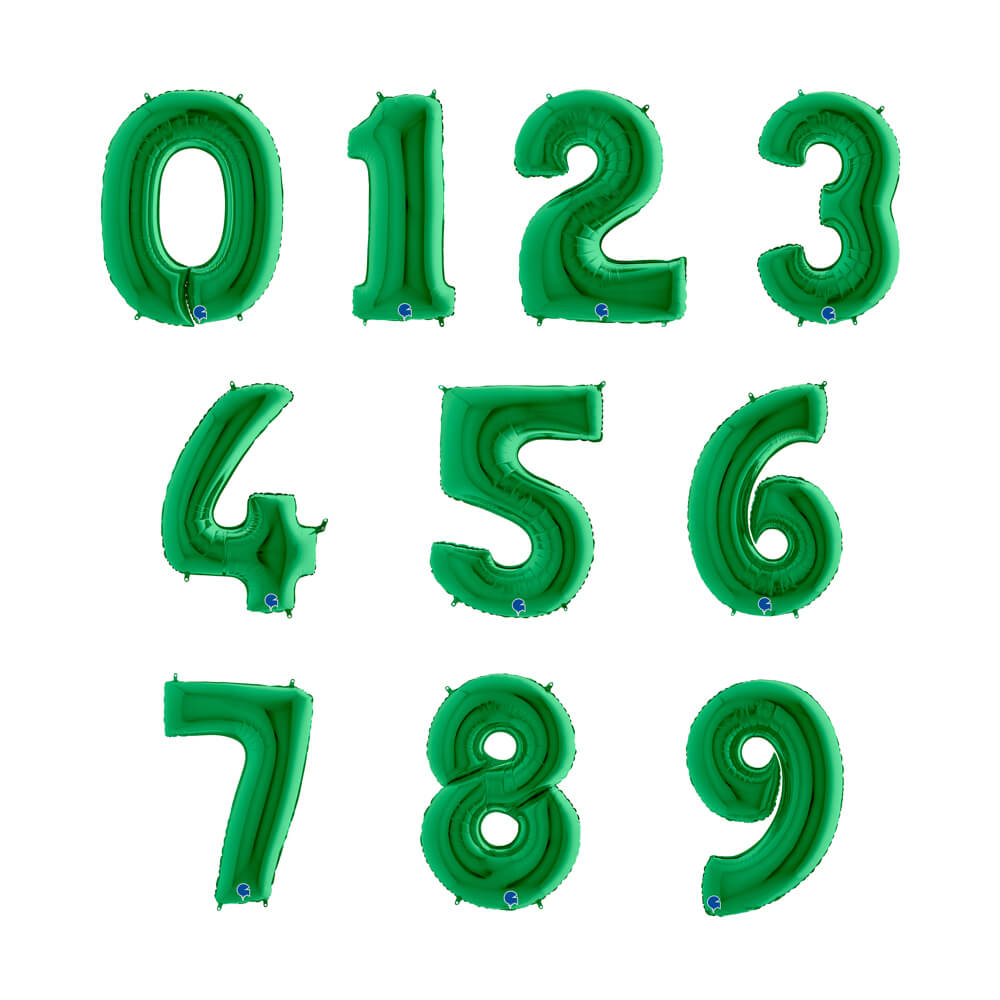 Grabo цифра зеленая