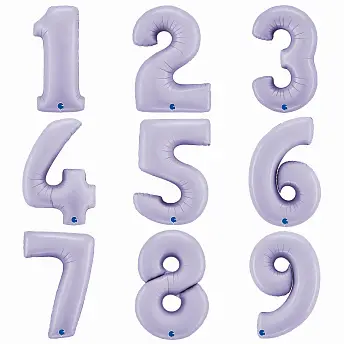 Grabo цифра сиреневая